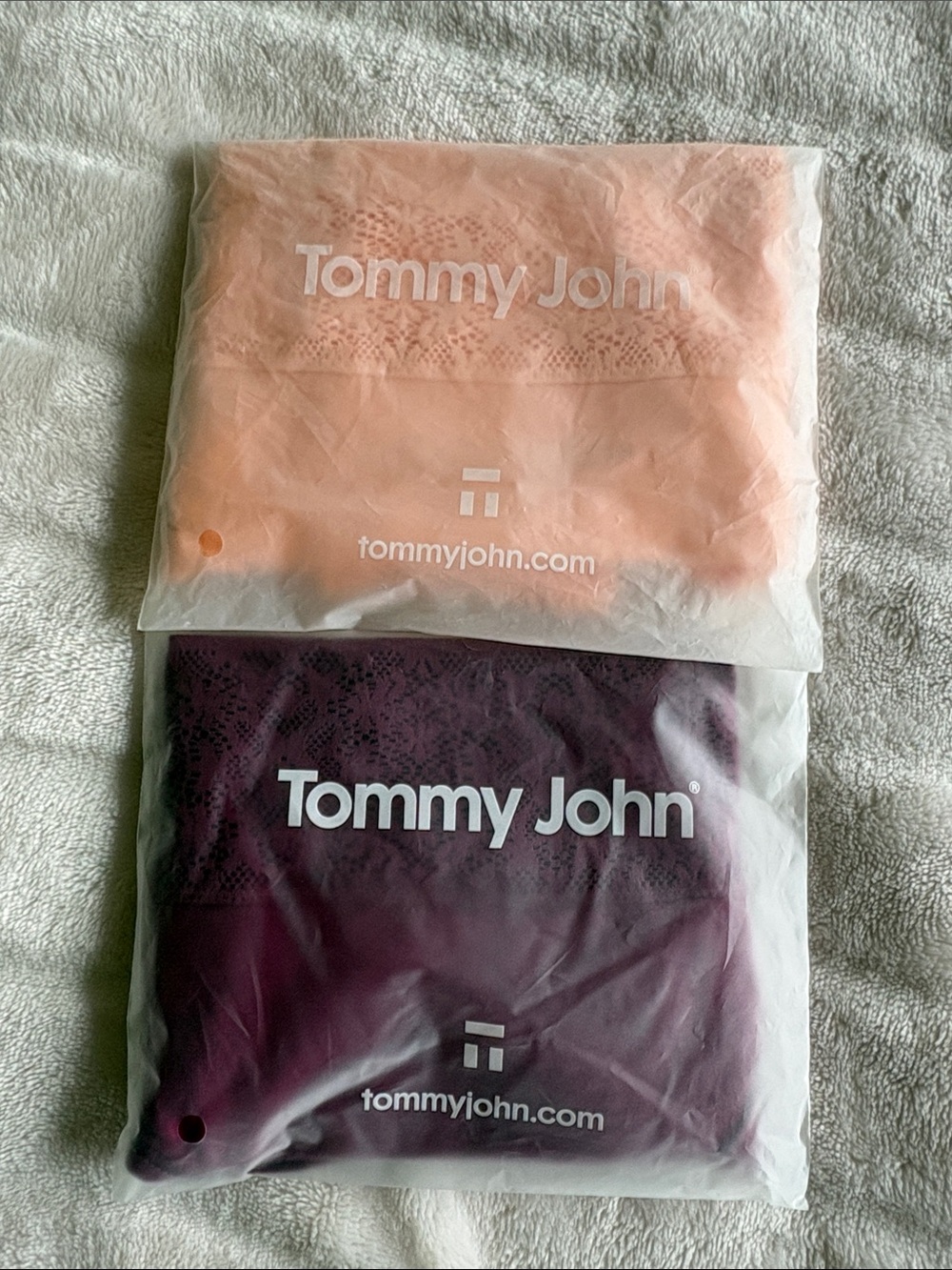 Bundle of 2 Tommy John Women's Cool Cotton Lace Briefs Size Medium NWT